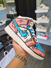 Lade das Bild in den Galerie-Viewer, AJ1 - Comics Pink und Blau