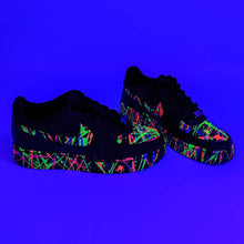 Lade das Bild in den Galerie-Viewer, AF1 Schwarz - Splatter Fluo