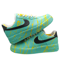 Carica l'immagine nel visualizzatore di Gallery, AF1- Splatter Tiffany and Yellow