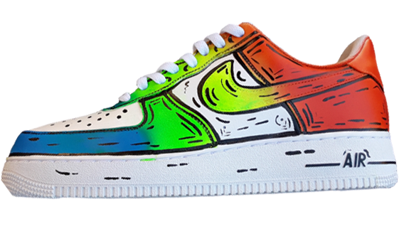 Nike top air arcobaleno