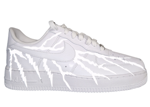 reflective flames air force 1