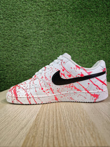 Court Vision- Splatter red