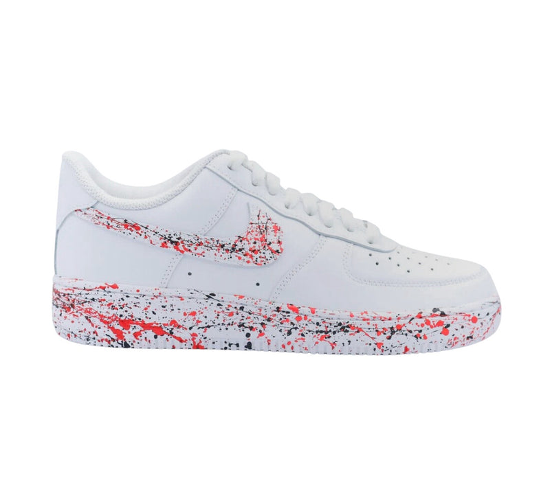 AF1- Splatter red drip