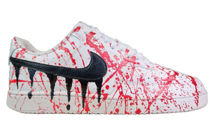 Court Vision- Splatter red