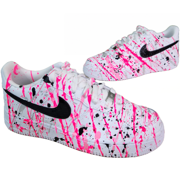 AF1- Splatter pink