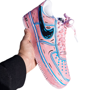 AF1 - Comics Pink and Blue