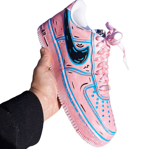 AF1 - Comics Pink and Blue