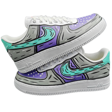 Carica l&#39;immagine nel visualizzatore di Gallery, AF1 - Comics Grey and Purple
