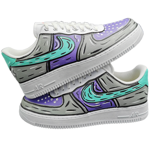 AF1 - Comics Grey and Purple