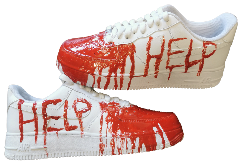 Blood splatter sales air force 1