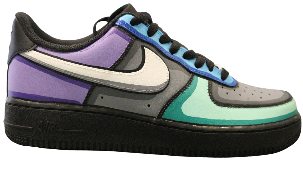AF1 Black - Comics Shadow