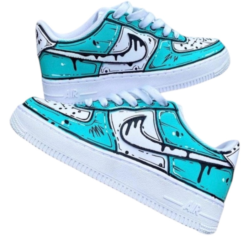 AF1- Comics Torquoise