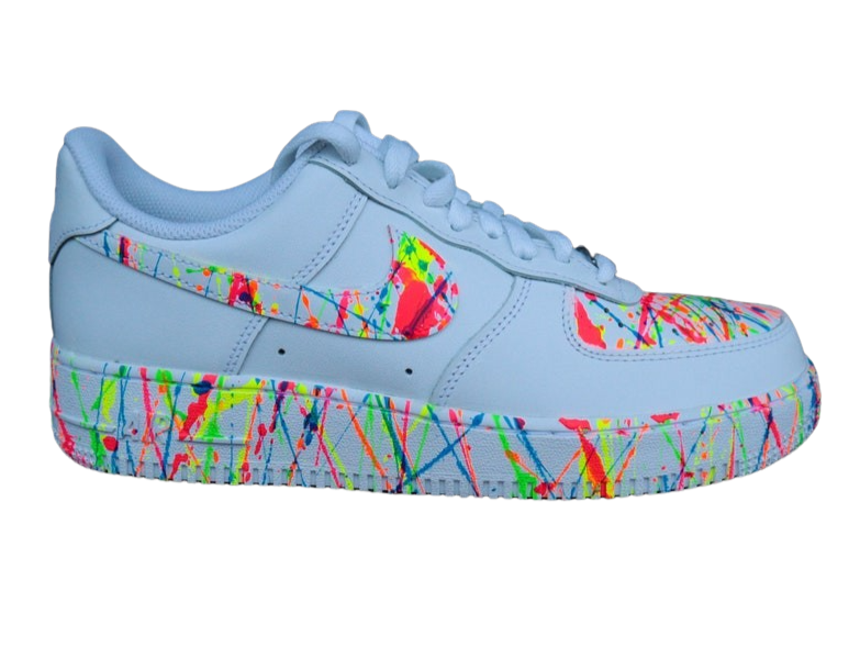 AF1 - Splatter Fluo
