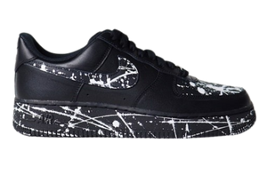 AF1 Black- Splatter