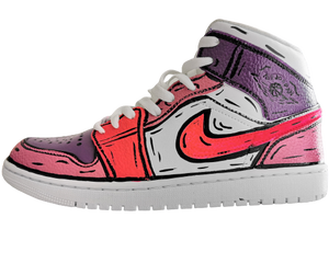 AJ1- Comics Pink