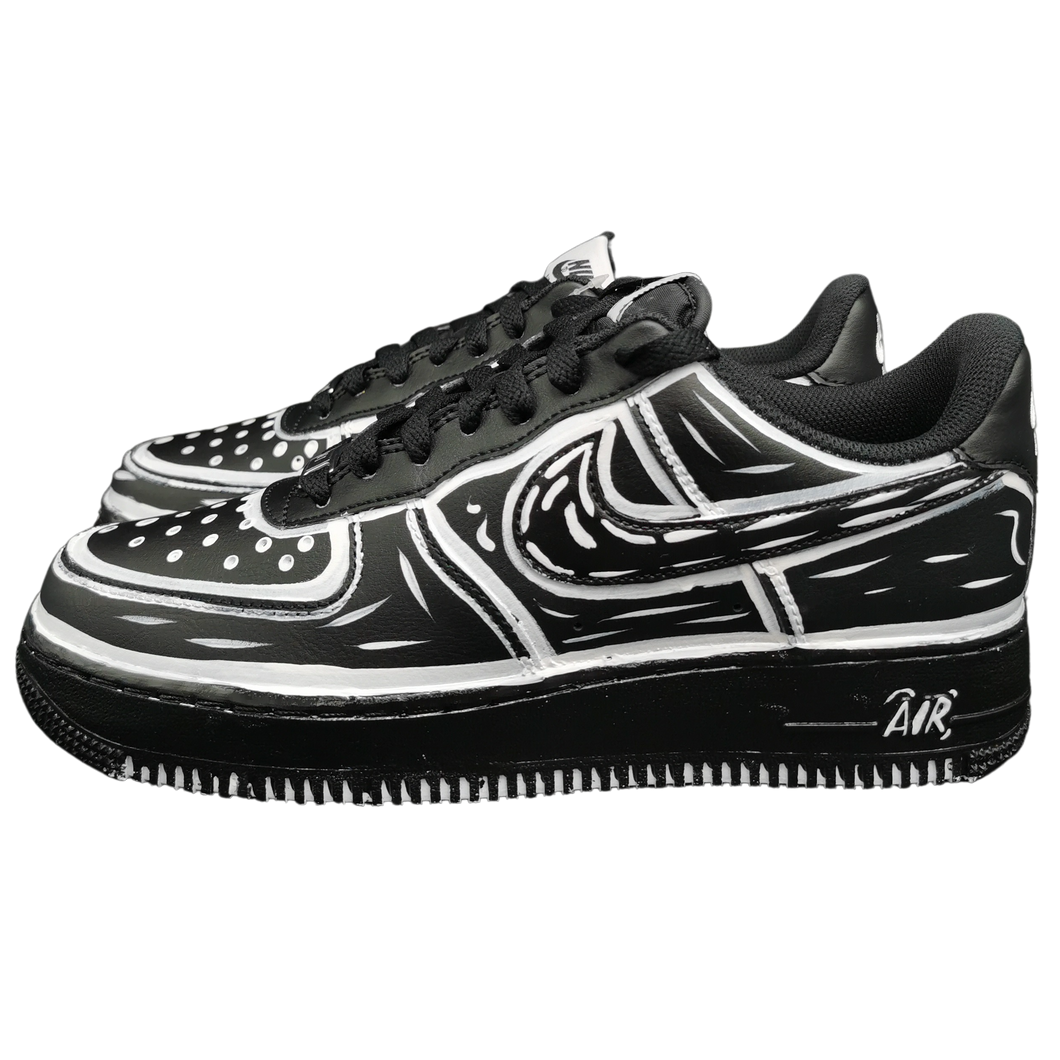 AF1 Black- Comics