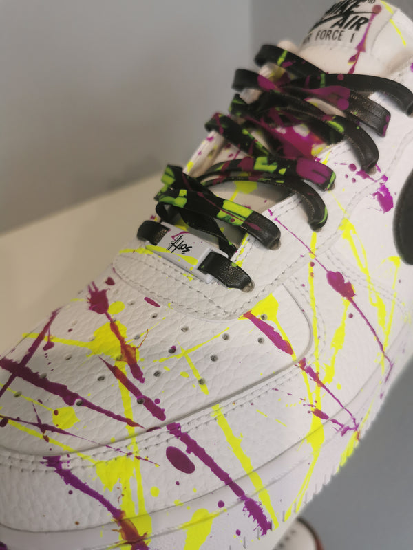 AF1- Splatter Purple