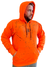 Lade das Bild in den Galerie-Viewer, Hoodie Soho Splatter Fluo Orange
