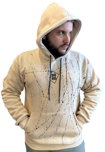 Hoodie Soho Splatter Beige