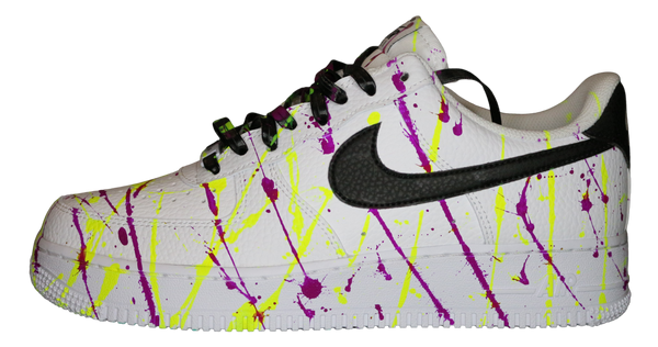 AF1- Splatter Purple