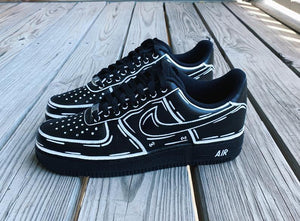 AF1 Black- Comics