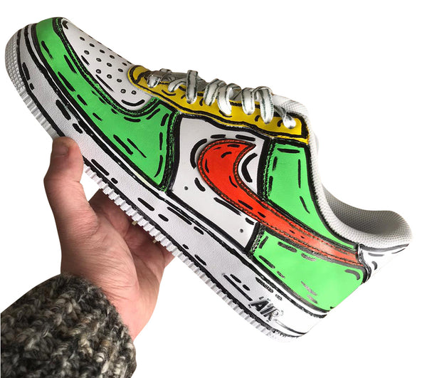 AF1- Comics Multicolor